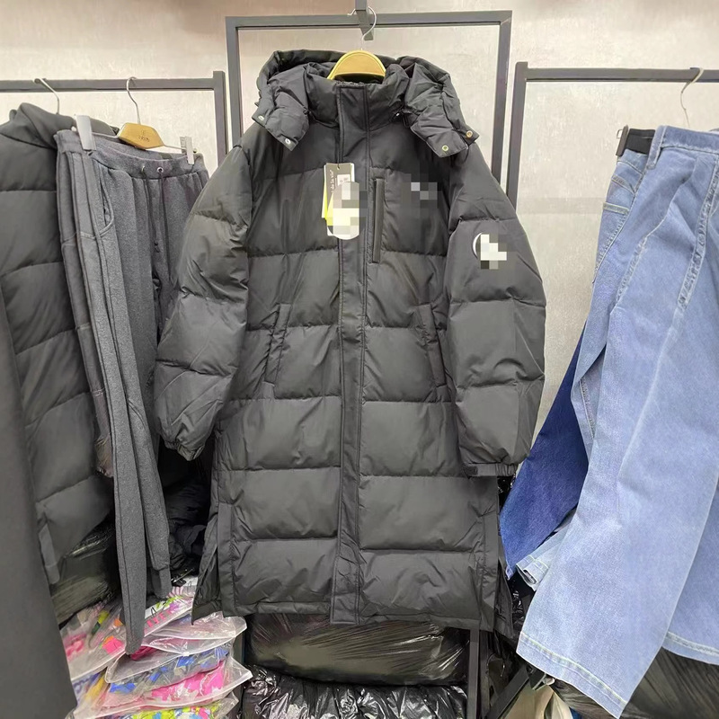 Korean original autumn and winter new ADL men's and women's couple's windproof 90% white duck down casual long H-thick down jacket Korean original autumn and winter new ADL men's and women's couple's windproof 90% white duck down casual long H-thick down jacket