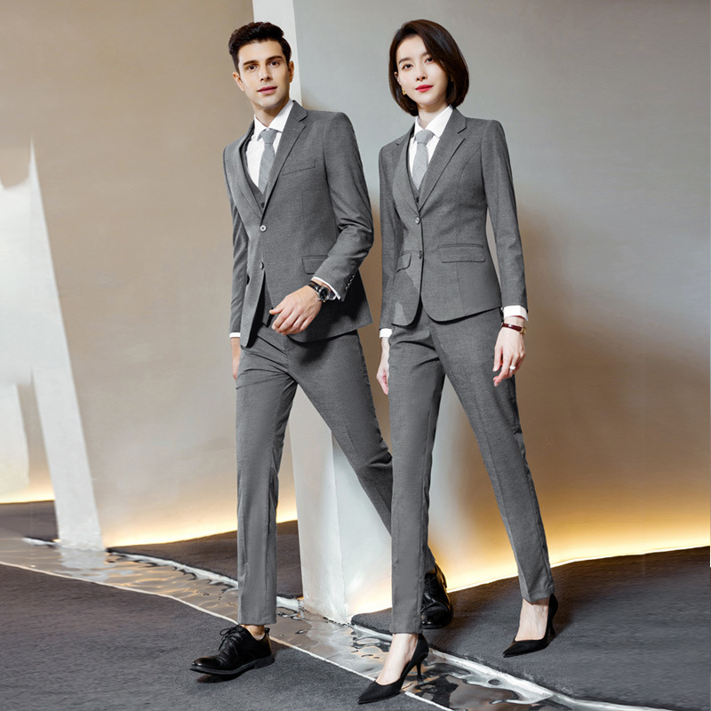 Unisex Suit Set for Men, Business Formal Wear, Unit Suit, Bank Teacher Workwear, New Autumn Model