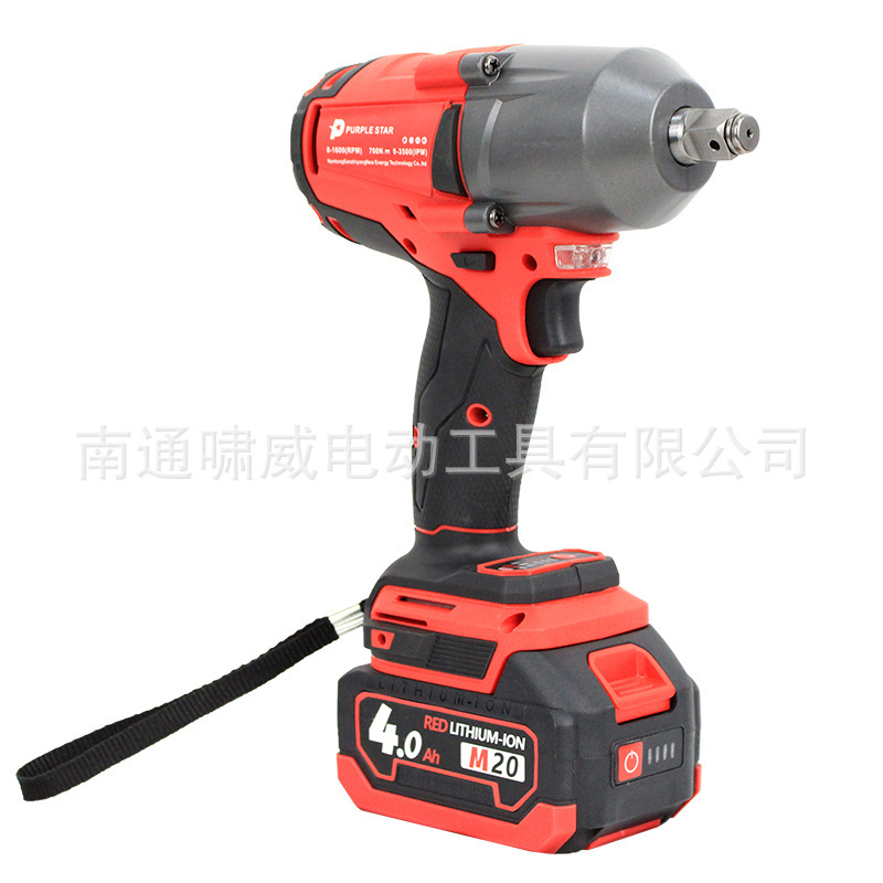 MWQ gran torsión llave sin escobillas herramientas eléctricas de litio batería recargable estante reparación automotriz cañón de viento multifuncional distribución transfronteriza