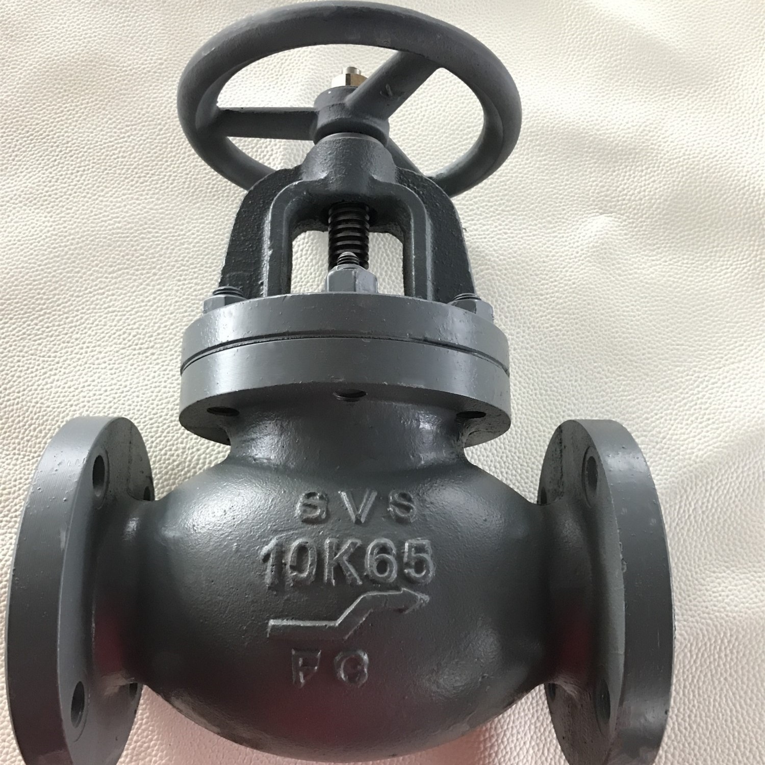 船用日标铸铁直通截止阀 JIS F7307 10K 截止阀通体 船用日标铸铁