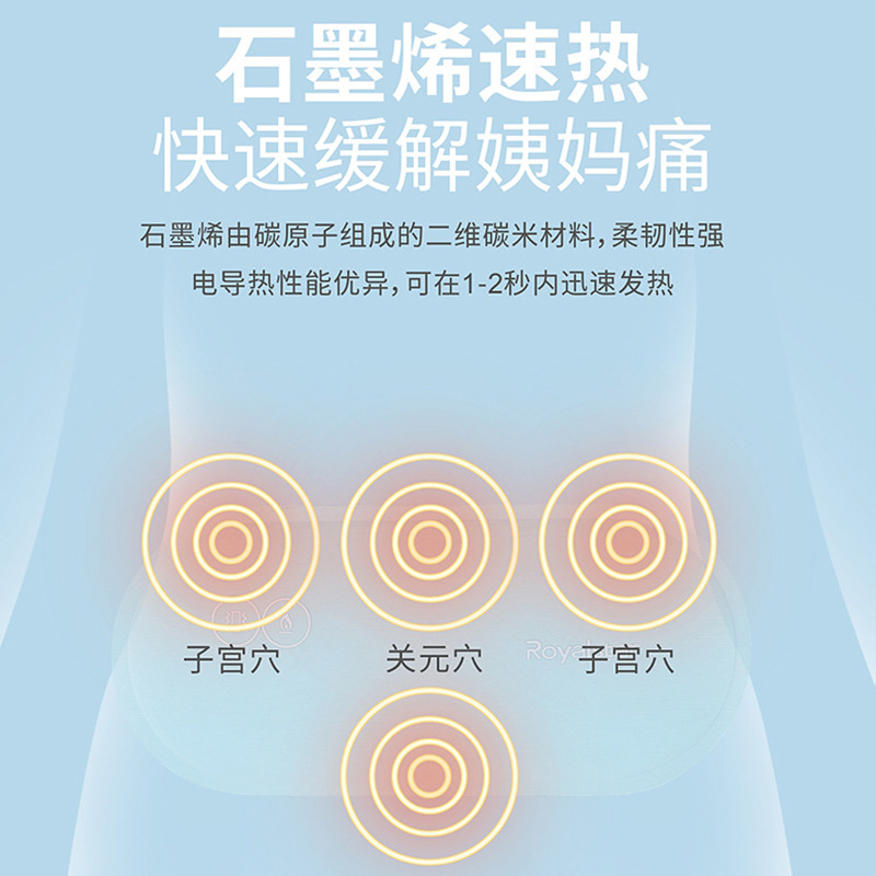 元工場の規格品USB充電グラフェンは暖かい宮の腰ベルトの女子学生のおばさんをかばって腰の神器をかばって卸売りして代行します。|undefined