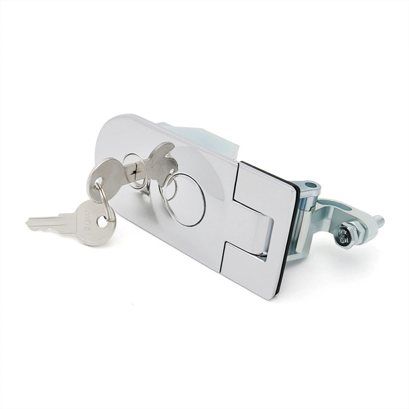 聚富 Chassis cabinet lock control box lock flat press button lock distribution box lock 2980 zinc alloy durable lock
