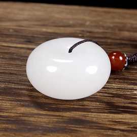 平安扣厂家批发阿富汗玉平安扣阿富汗白玉平安扣直播福利会销礼品