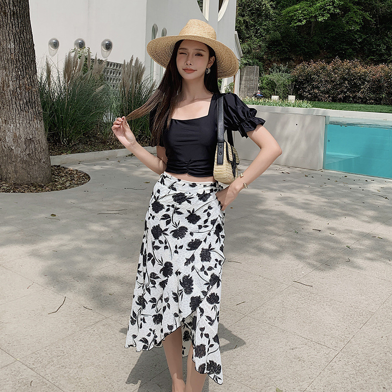 여성용 블랙 3 피스 세트