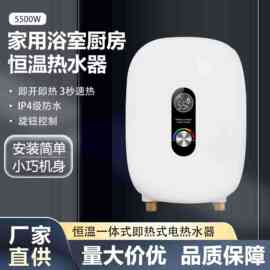 SL-X8-55即热式电热水器厨房小型迷你速热小厨宝电热水器家用跨境