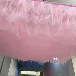 Макет, потолочная ткань, украшения внутри помещения