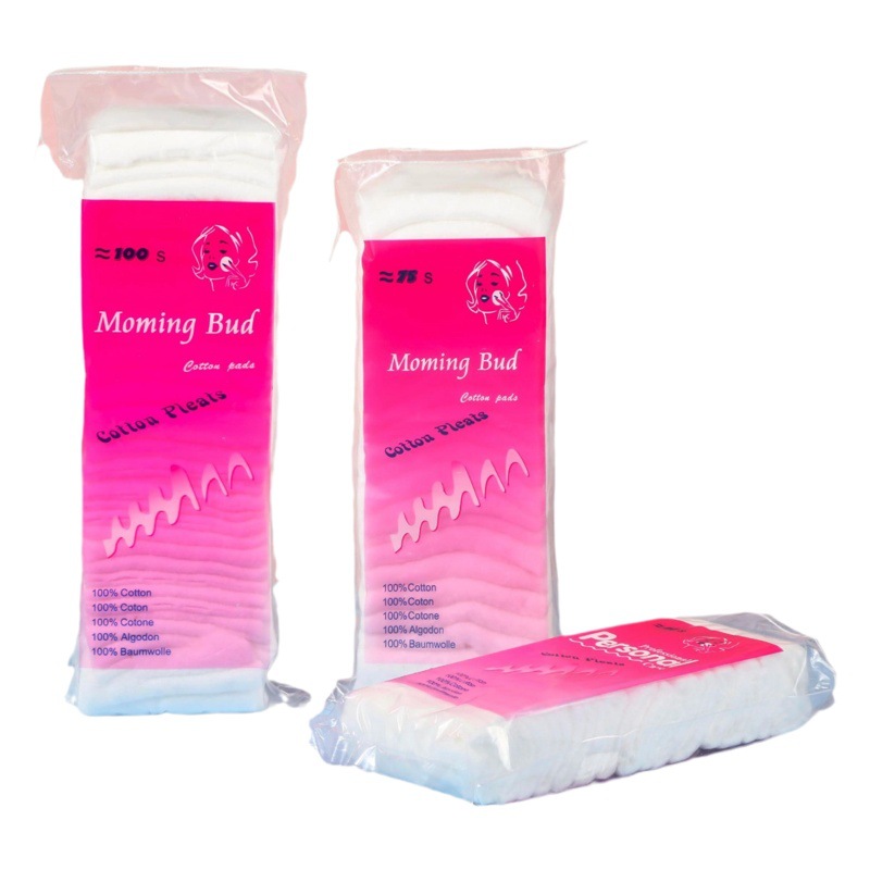 Suministro de limpieza fuerte, suave y absorbente, sin pelusa, suave y cómodo, sin estimulación, almohadilla de algodón desechable de doble efecto