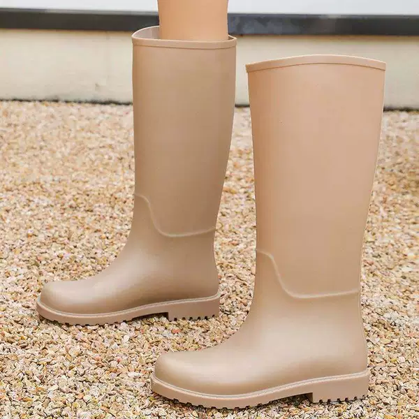 Khaki, non-slip, soft sole