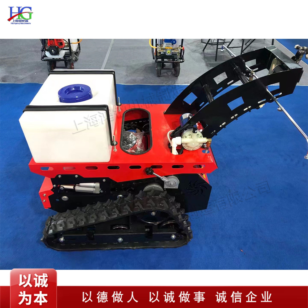 全地形遥控割草机 农场山坡全自动剪草机 履带式果园草机