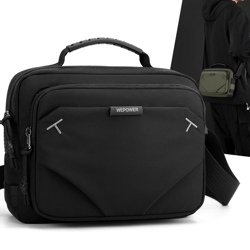 WEPOWER nuevo tipo de alta sensación de bolso de hombro multicapa de viaje de negocios bolso de hombro portátil de viaje