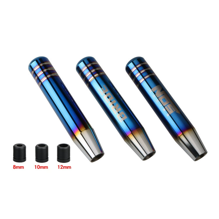 Автомобиль модифицирован универсальный жареный синий переключение головки 18CM ручной переключение передач головки длинные ручки из алюминиевого сплава