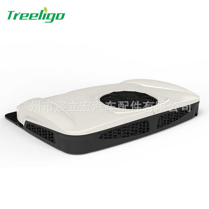 Comercio exterior al por mayor Treeligo ultrafino coche aire acondicionado 12v24v camión RV estacionamiento eléctrico aire acondicionado todo en uno