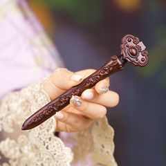 新しい中国風の古代スタイルの縁起の良い如意白檀ヘアピン女性の絶妙な花嫁のヘアピン卸売ヘアアクセサリーヘアヘッドドレス結婚式