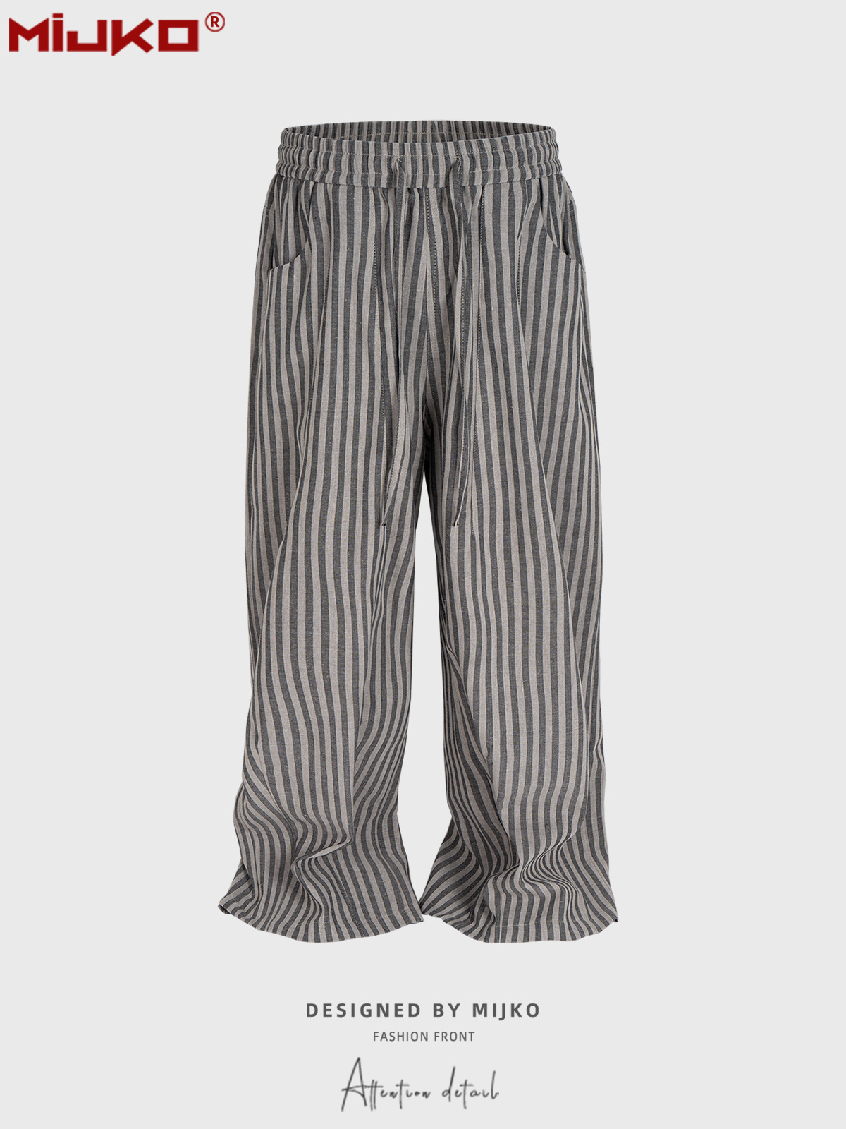 Retro design trousers for men and women