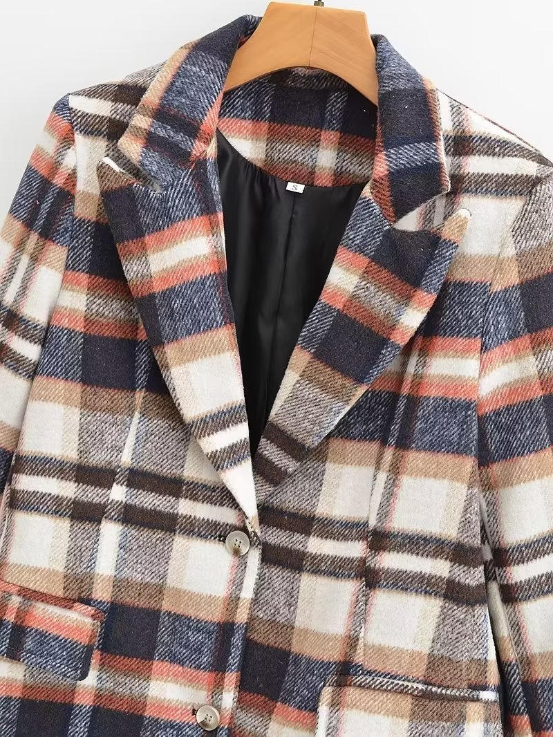 Plaid Suit Jacket 4