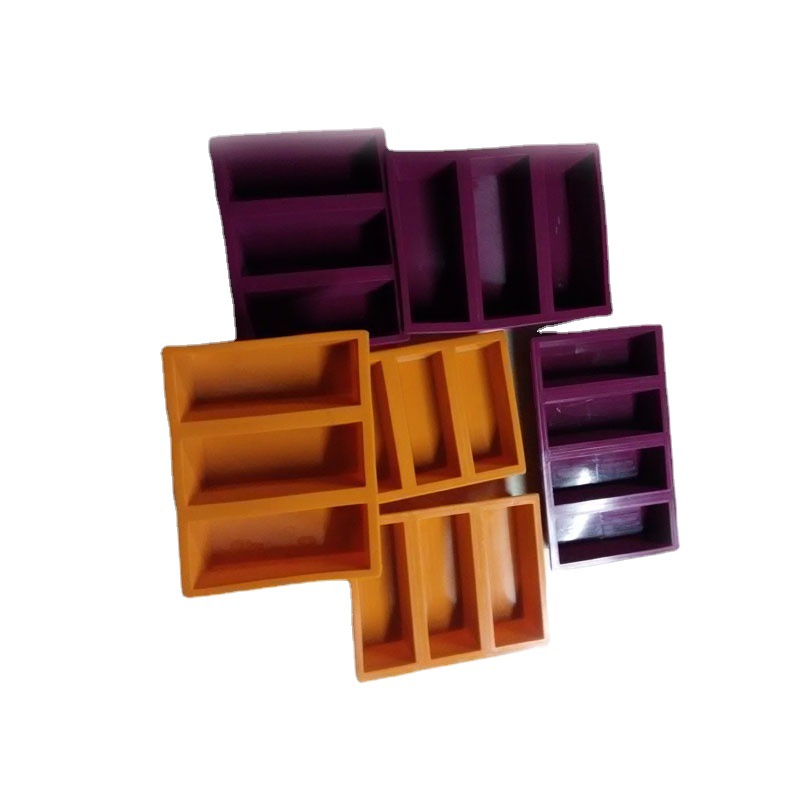 四孔方格婴儿辅食冰格  长方形diy硅胶冰模 制冰块硅胶模