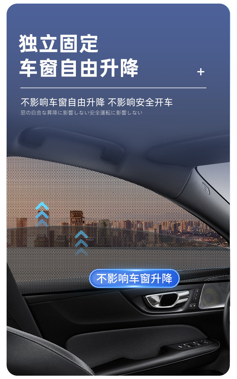 Car Mosquito Net, Car Window Mosquito Screen, Car Curtain, Sunshade, Sun Protection and Heat Insulation Mesh Screen, Car Interior Privacy Curtain