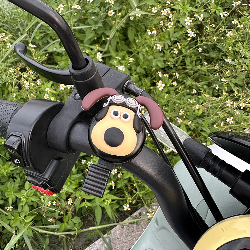 Burger dibujos animados bicicleta campana súper sonido bicicleta de montaña para niños campana de coche universal scooter campana decoración de bicicleta