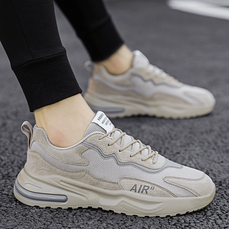 Men's trend sports casual footwear for leisure, fashionable low shoes, autumn, trend of season, for teenagers, Korean style, 2022