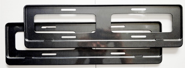 Foreign Trade European License Plate Frame Russian Ukrainian License Plate Frame Stainless Steel License Plate Frame License Plate Frame Wholesale Production