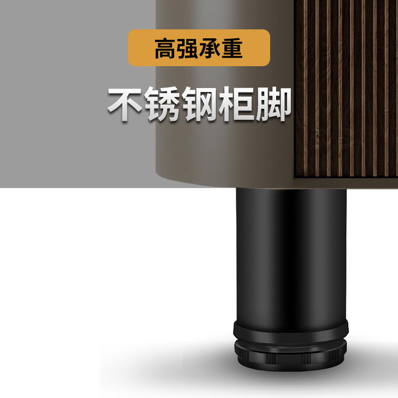 ✅黑色白色不锈钢脚橱柜沙发柜脚可调节家具脚支撑腿电视床茶几桌