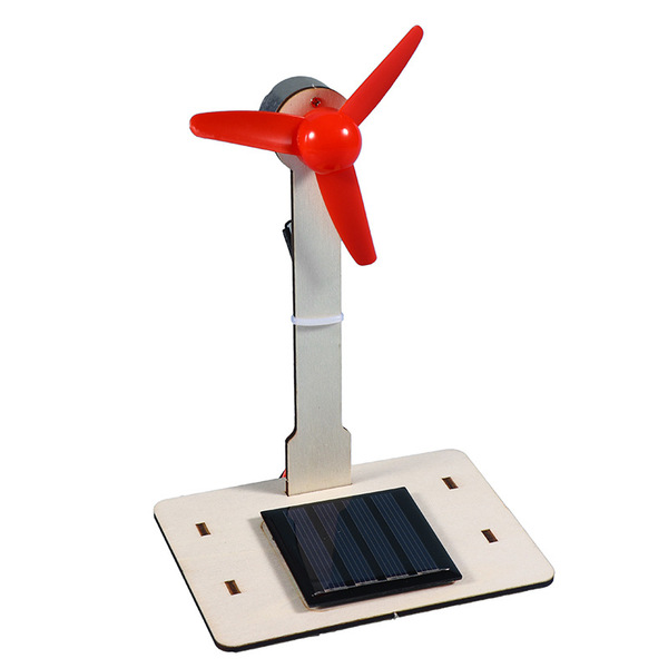 Windmill toy solar-powered for students