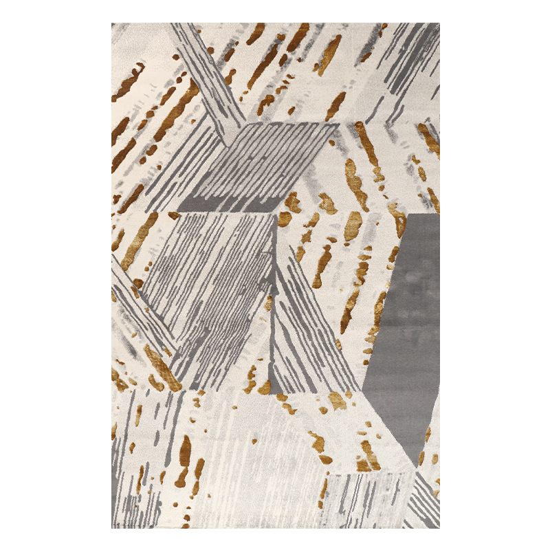 Foshan ligera alfombra de viento de lujo sala de estar dormitorio alfombra de seda gruesa Geométrica Wilton fábrica de alfombras tejidas