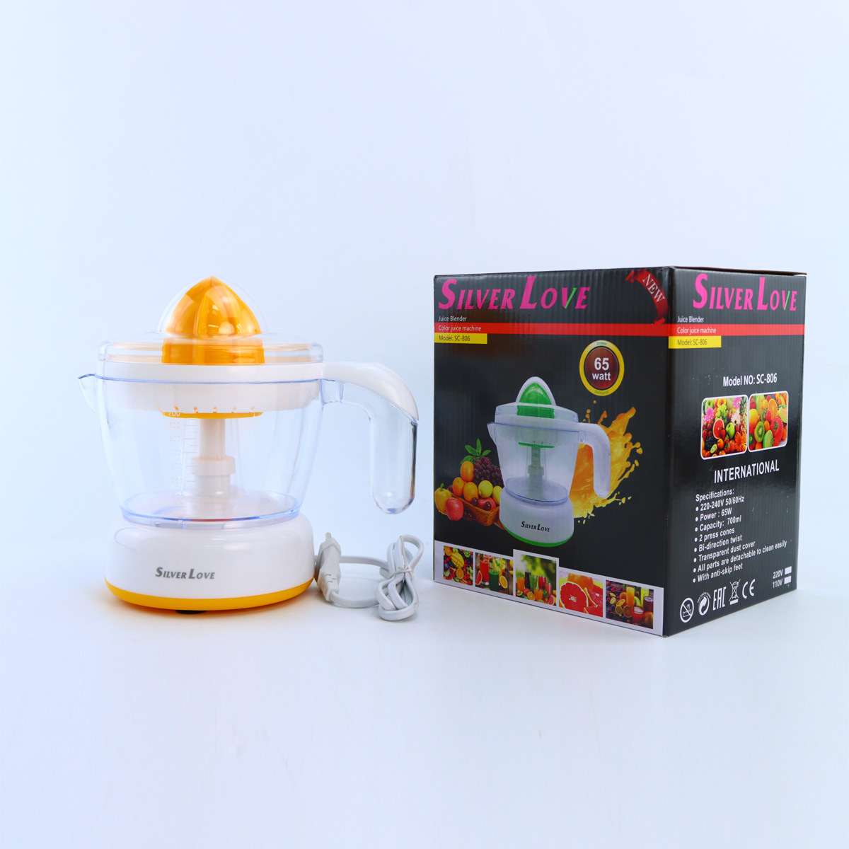 SILVER LOVE extrusor multifuncional transfronterizo, extrusor de frutas automático de gran calibre europeo para uso doméstico