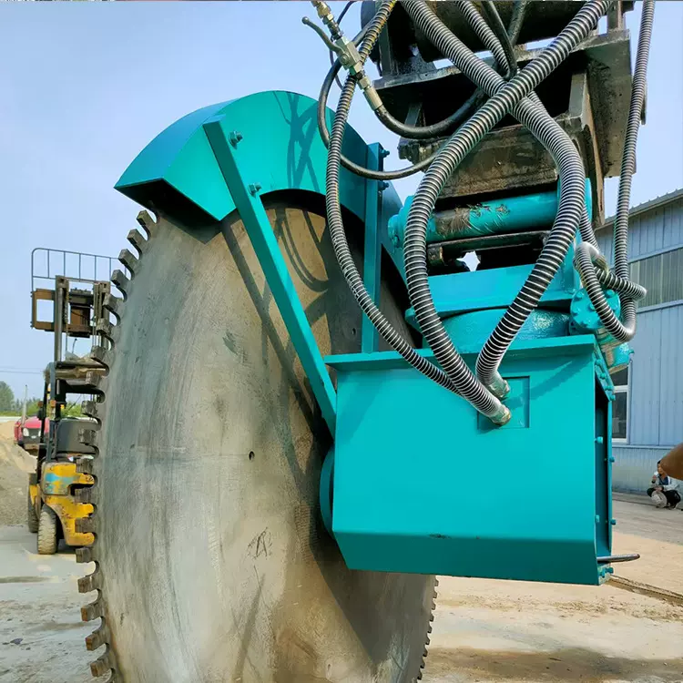 岩石锯大型岩石钻孔机设备大直径石材切割锯机器