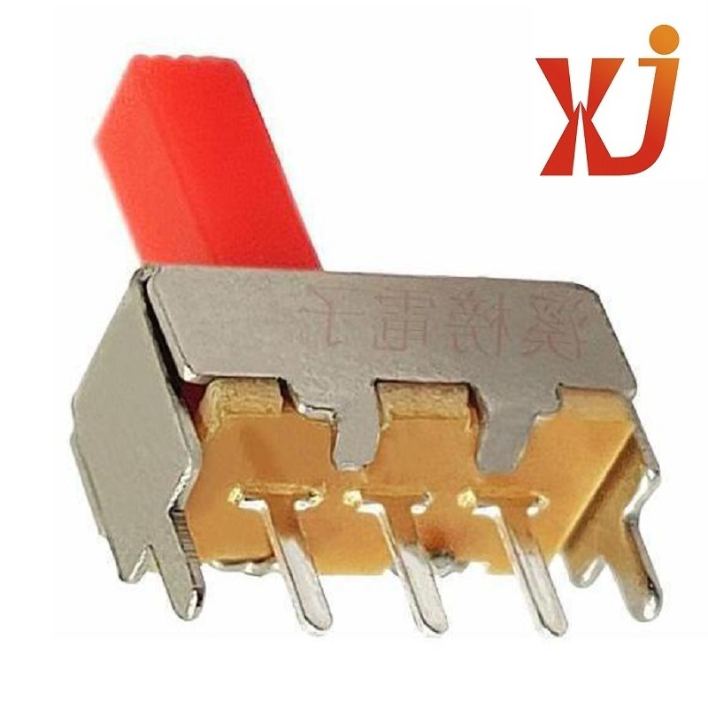 2档拨动开关红色手柄  2位滑动开关柄长可选 2档拨动开关三脚