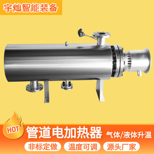 Pipeline electric heater explosion-proof ExdIICT4 pipeline heater high temperature explosion-proof heater