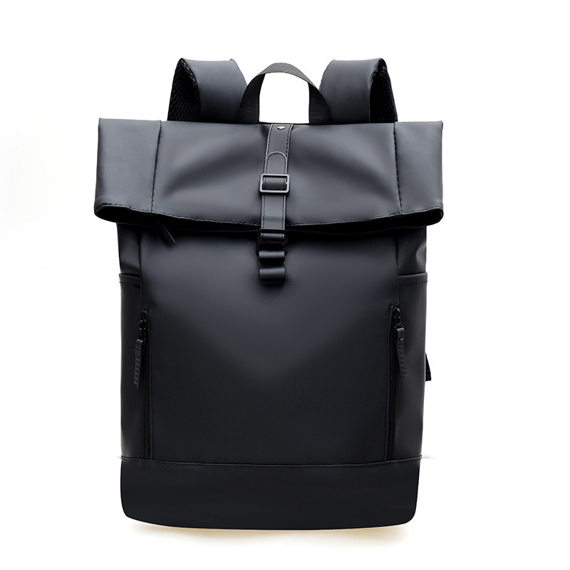 Men's backpack, roll-top design, waterproof, suitable for laptops, commuter and travel use, large capacity Men's backpack, roll-top design, waterproof, suitable for laptops, commuter and travel use, large capacity
