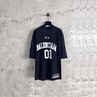 Correct Version of High-Quality B Brand 25Ss New Basketball Series Manchester United Embroidered and Printed Loose Short-Sleeved T-Shirt