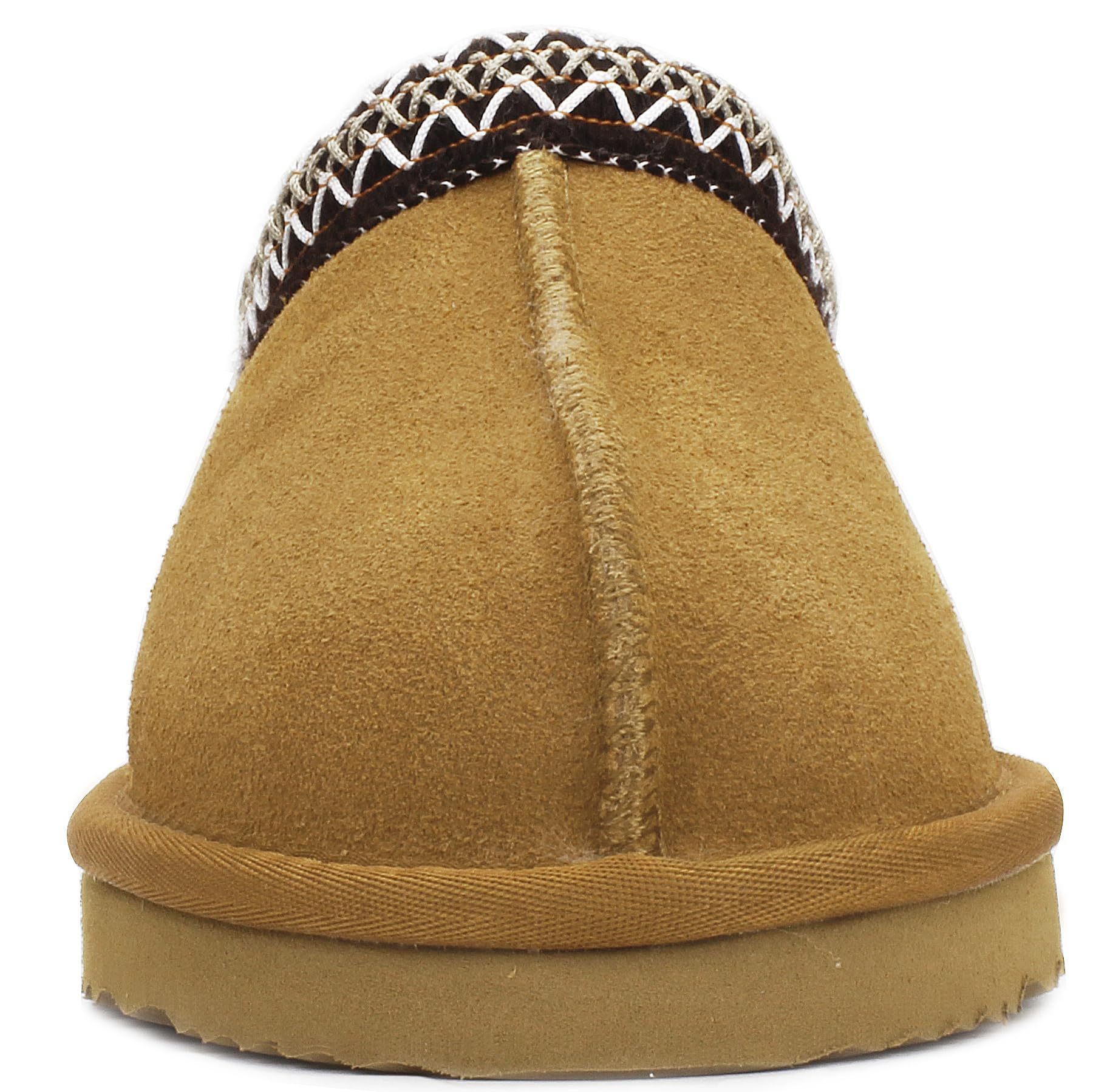 Pantoufles d'hiver chaudes antidérapantes pour femmes en plein air, mini bottes de table imperméables, bottines courtes en cuir, chaussures à enfiler en peluche_voghion.com