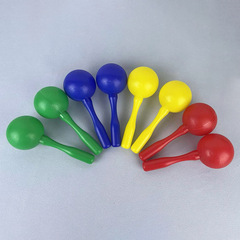 Plastic Maraca Orff Children's Percussion Instrument Maraca Teaching Aid 21cm Round Head Maraca