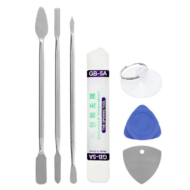 厂家直销跨境热款7件套装笔记本电脑平板撬棒手机拆机维修工具