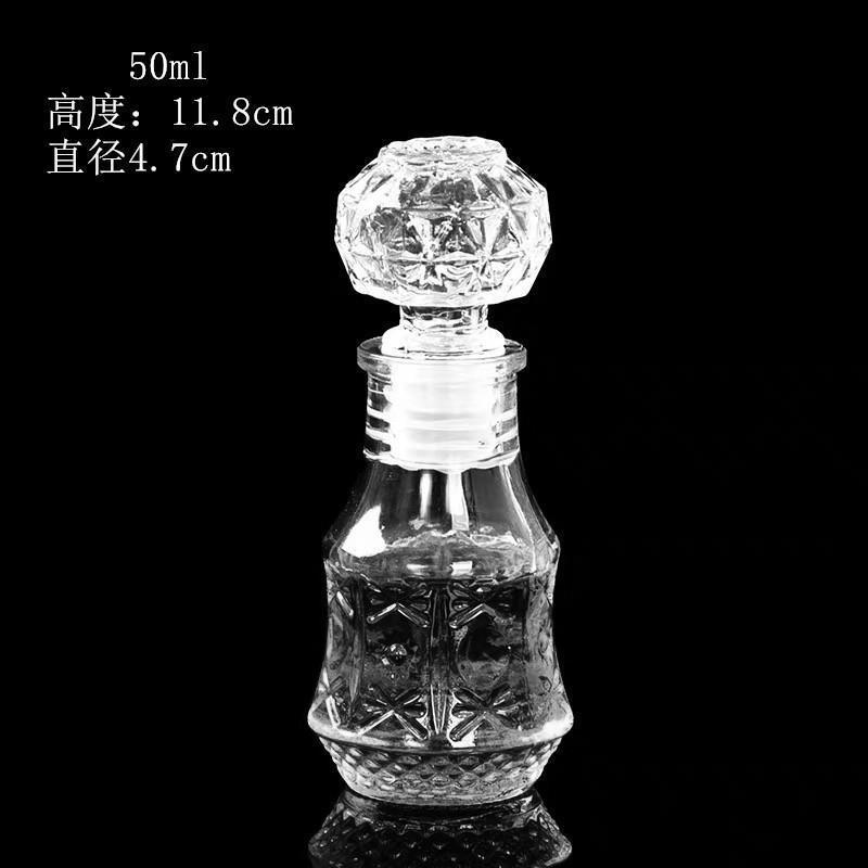 Fabricantes de vinos 50ml 1000ml botellas de prueba creativas botellas de vino rosado de diamante transparentes botellas de vino extranjero