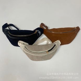 Cross-border Waist Bag Spring New Fashion Simple Waist Bag Women's Chest Bag Japanese Girl Niche Retro Chest Bag Simple