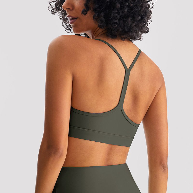 Nulrx nueva ropa de yoga desnudo chaleco pilates deportes ropa interior las mujeres sexy belleza espalda fitness sujetador yoga