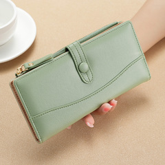 Women's Wallet Longitudinal Korean Style Fashion Zipper Clasp Thin Card Holder Multi Card Zero Wallet Wallet Cross-border Wallet