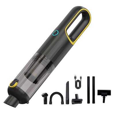 Car Vacuum Cleaner Portable Handheld Household Car Vacuum Cleaner 20000Pa Strong Suction High Power Vacuum Cleaner V12S (Tozsoranlar) - black