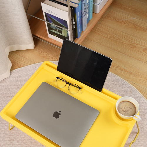 College student bed dormitory laptop stand home foldable small table study lazy bedroom bay window