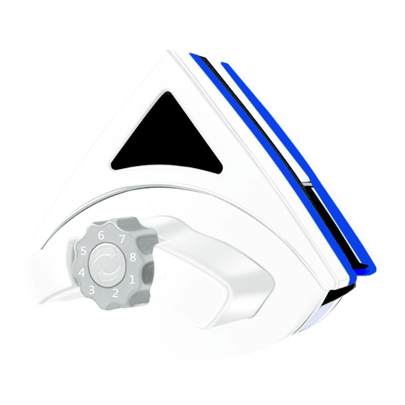 Yilaijie triángulo limpiador de vidrio magnético de doble cara limpiador de vidrio de una sola capa limpiador de vidrio limpiador de ventanas limpieza