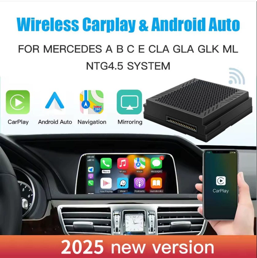 Подходит для Mercedes‑Benz NTG4.5 беспроводной модуль декодера CarPlay, модуль навигации Android Auto Becker
