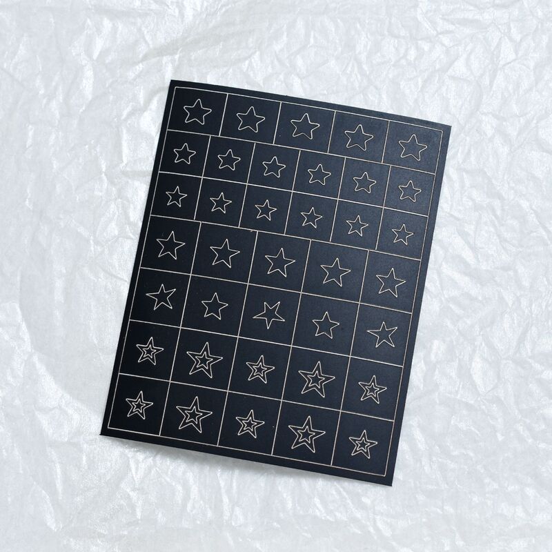Nail art hollow-out stickers new spray painting dual-use mold decals blooming painted nail tool board love Starry Sky nail art