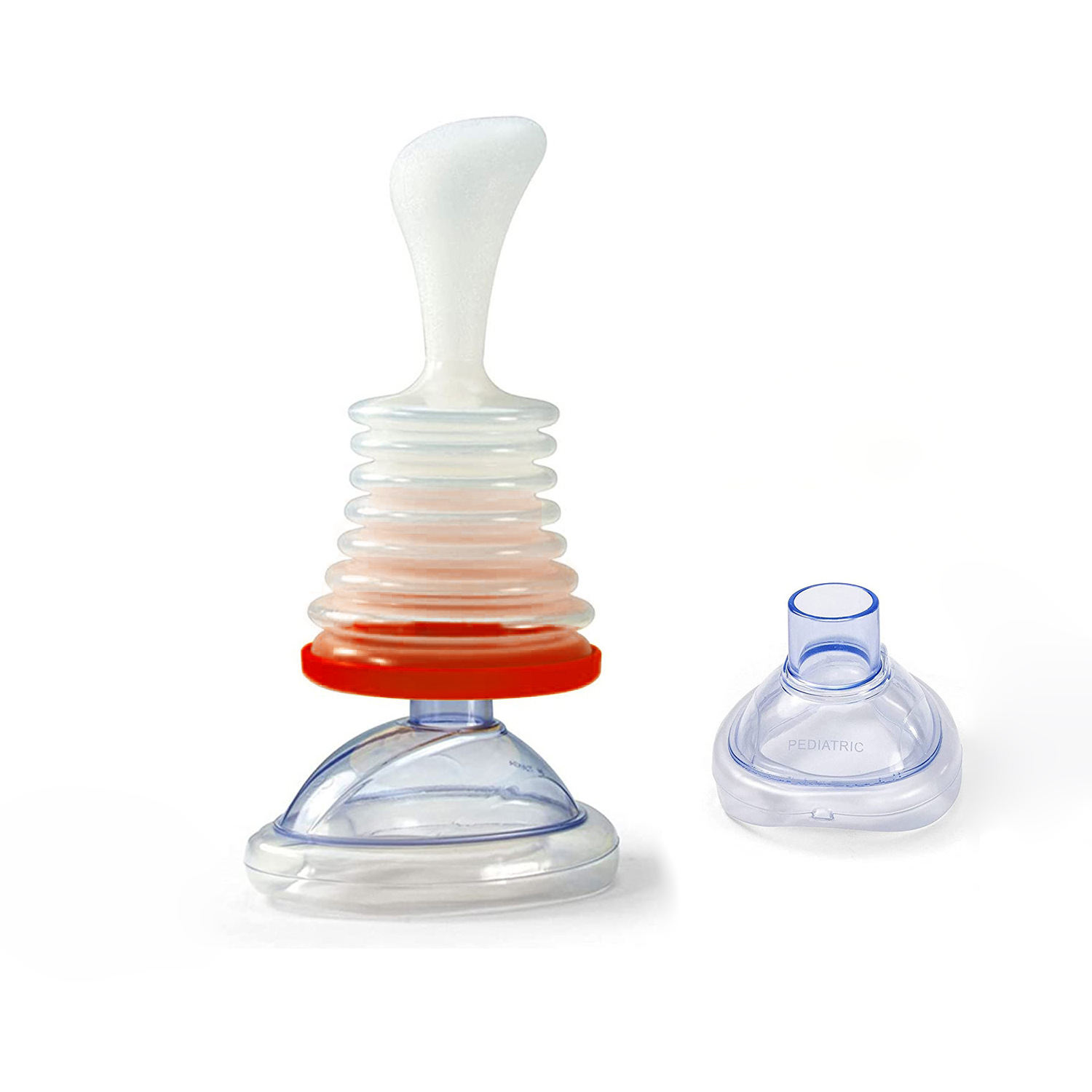 Entrenador de respiración sofocante máscara de rescate de emergencia Corazón Artificial capacidad vital asfixia dispositivo de emergencia