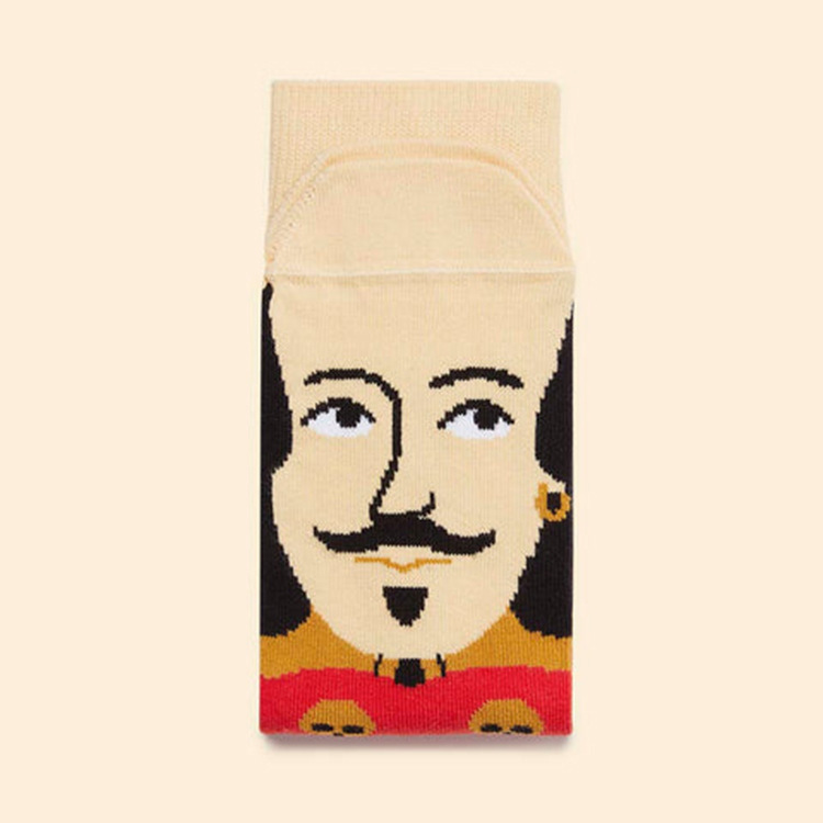 2025d Ins Internet Celebrity Personality Cartoon Creative Fun Jacquard Trendy Unisex Couple High Tube Socks_voghion.com