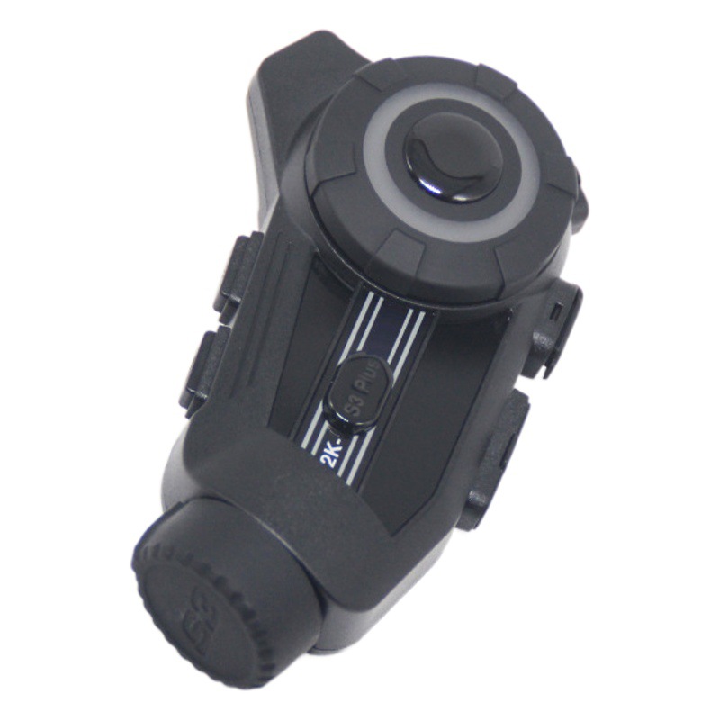 Suministros de ciclismo Casco de motocicleta Auriculares Bluetooth Cámara HD intercomunicador todo en uno Auriculares intercomunicador de 6 personas