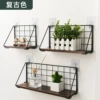 Antique folding wall rack-small, middle and big [three-piece set]