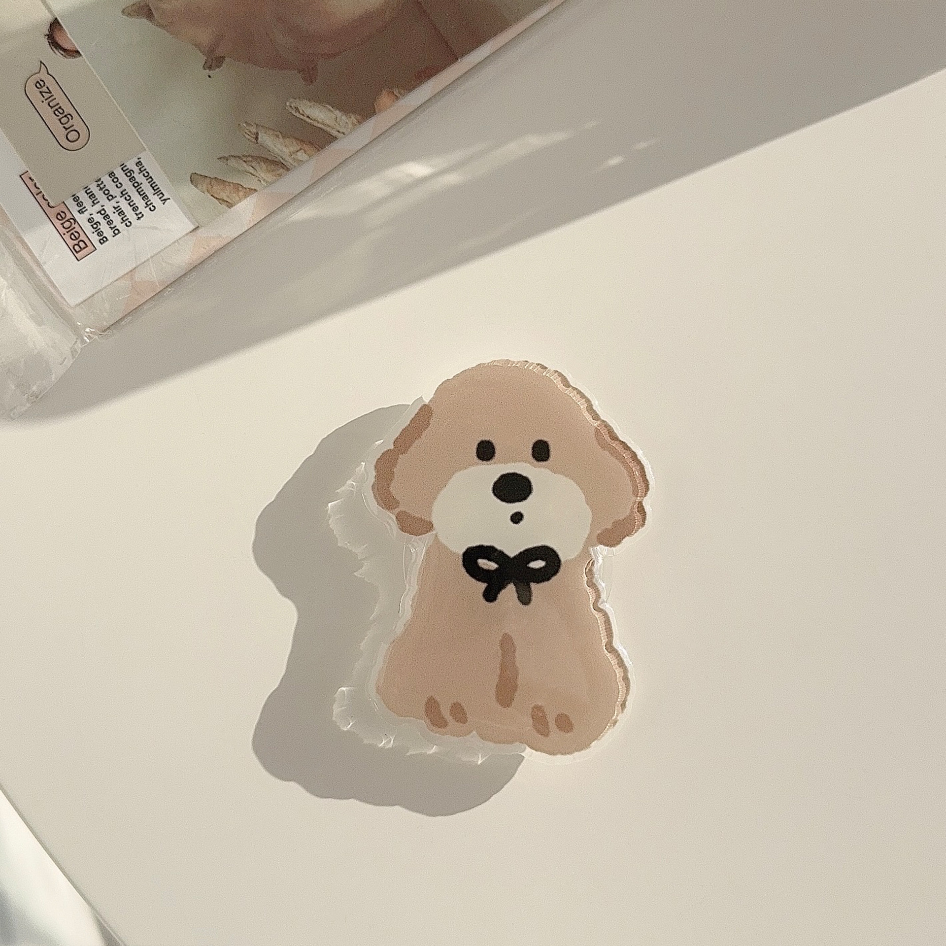 韓系ins犬熊スタンドアニメ伸縮折り畳みかわいい動物はリンゴ華為怠け者スタンドを適用する